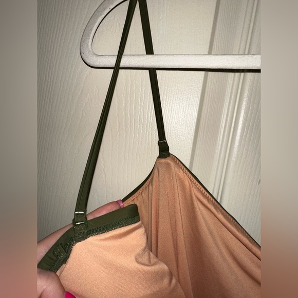 NWT J. Crew playa Green Ruched one piece swimsuit 24 summer beach vacation - Picture 9 of 10